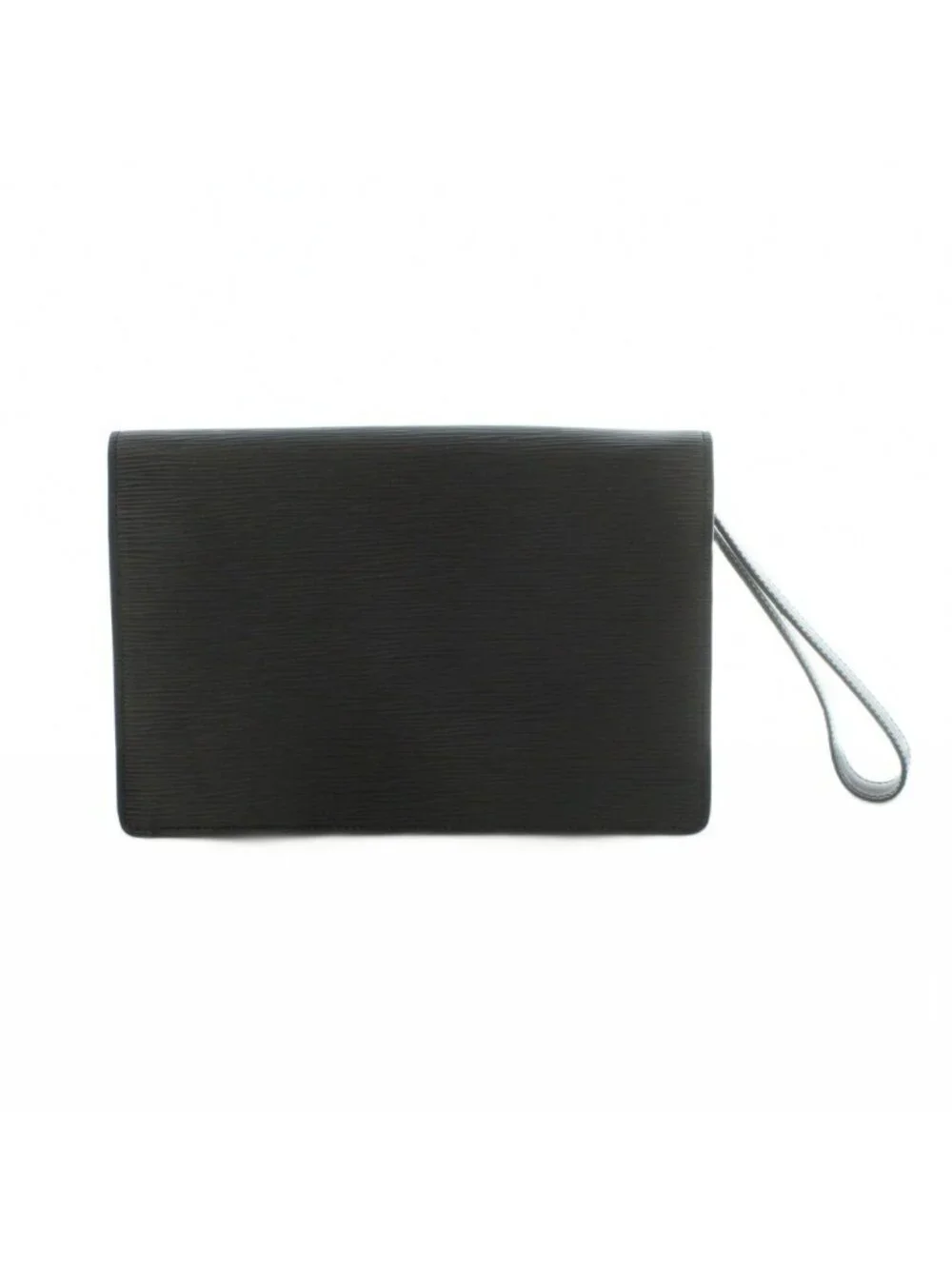 Louis Vuitton Epi Clutch Leather Black